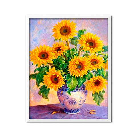 Sunflowers on the Table - Diamond Painting Kit